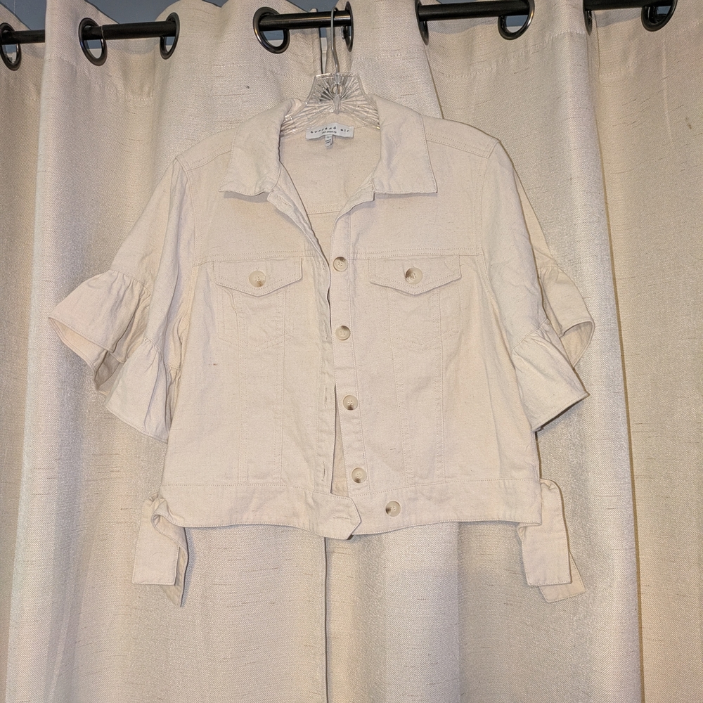 Current Air Cream Jean Jacket